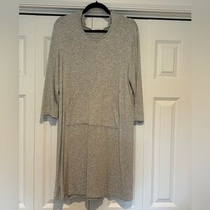 Ellison Heather Gray Long Sleeve Dress